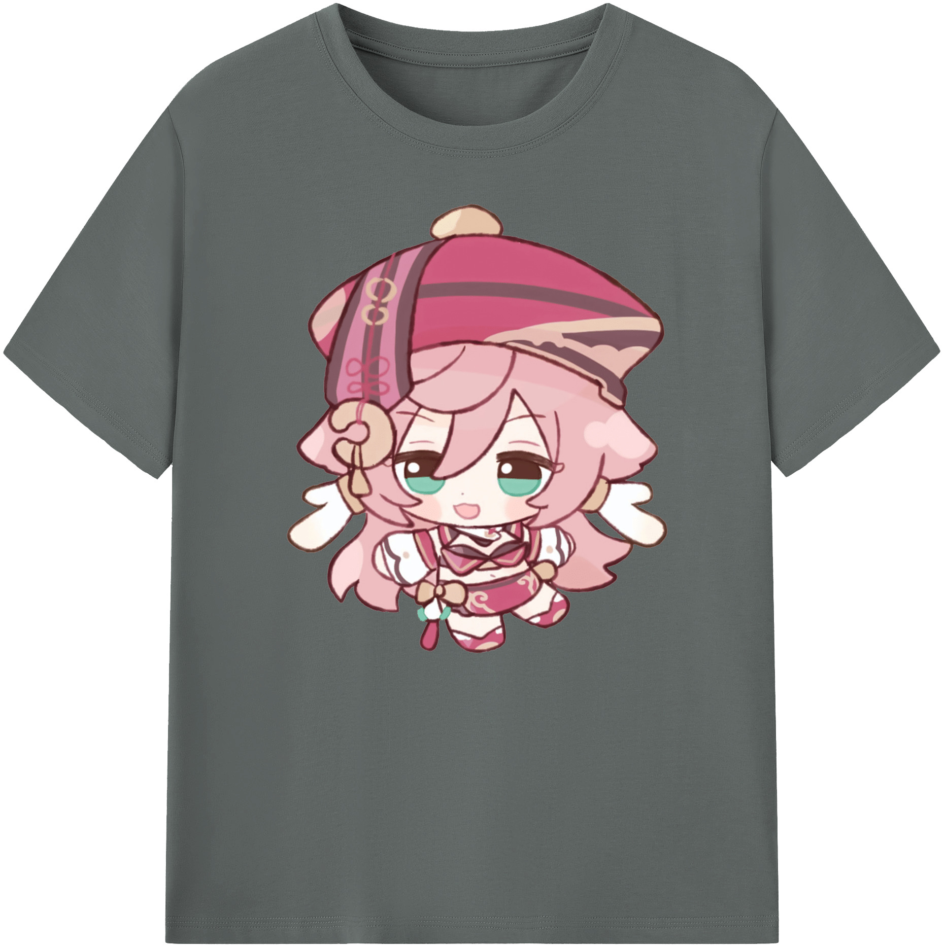 げんし神 ヤンフェイ genshin Yanfei 綿100％ メンズ半袖Tシャツ｜肌触りやわらか＆通気性